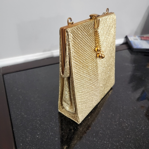 Vintage Gold Purse - Picture 1 of 5